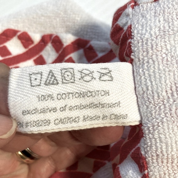 CASABA Dachshund  Poodle Terrier LOVE Kitchen Towel Cotton 26 x 17 in Set of 2 - Picture 8 of 9